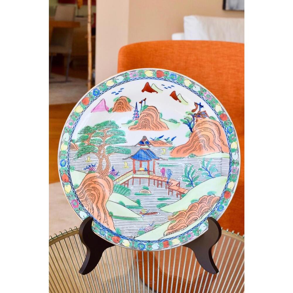 Chinese Decorative Plate "Pavilion in Summer"